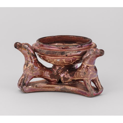 Hispano-Moresque Salt Cellar